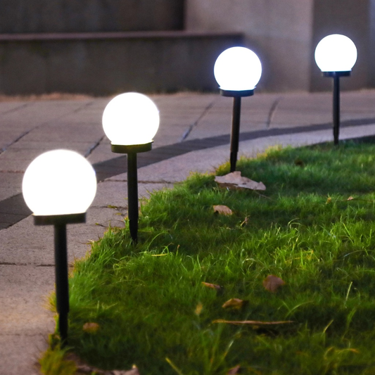 Luz de Jardim Solar em LED Redonda