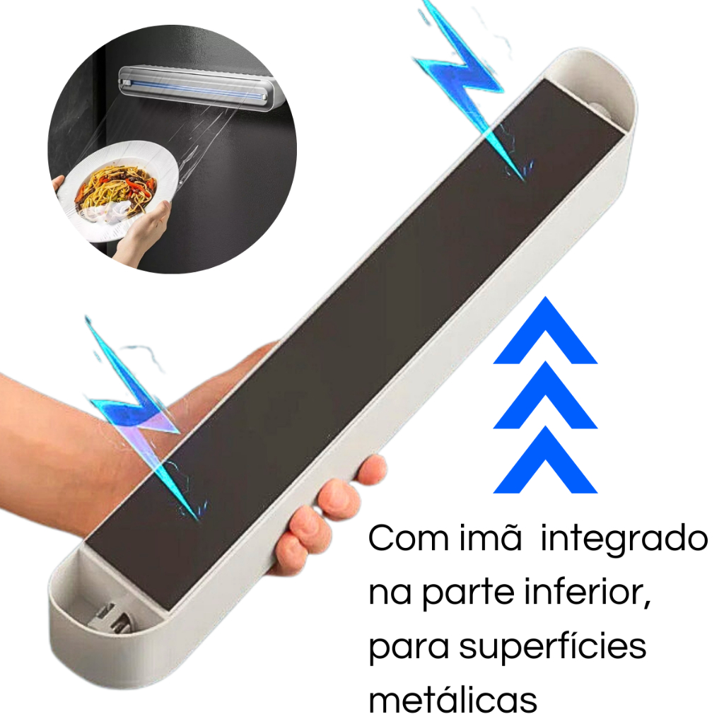 Cortador De Plástico Filme PVC Papel Alumínio Magnético Imã Para Embalar Alimentos