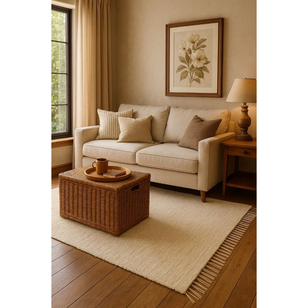 Tapete Tear Felpudo Artesanal Rústico